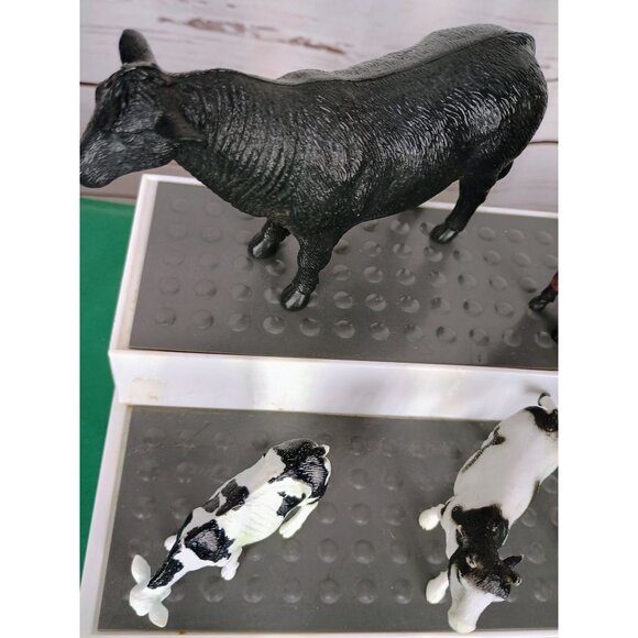 Popak New Ray Toy Lot‎ of 7 Cows, Dairy, Black Angus - Picture 2 of 10